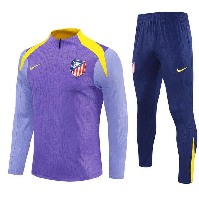 Atlético Madrid 2025-26 Soccer Training Set – Purple by Soccer Jersey