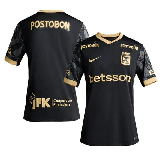Atlético Nacional 2025-26 Away Men Jersey – Black by Soccer Jersey