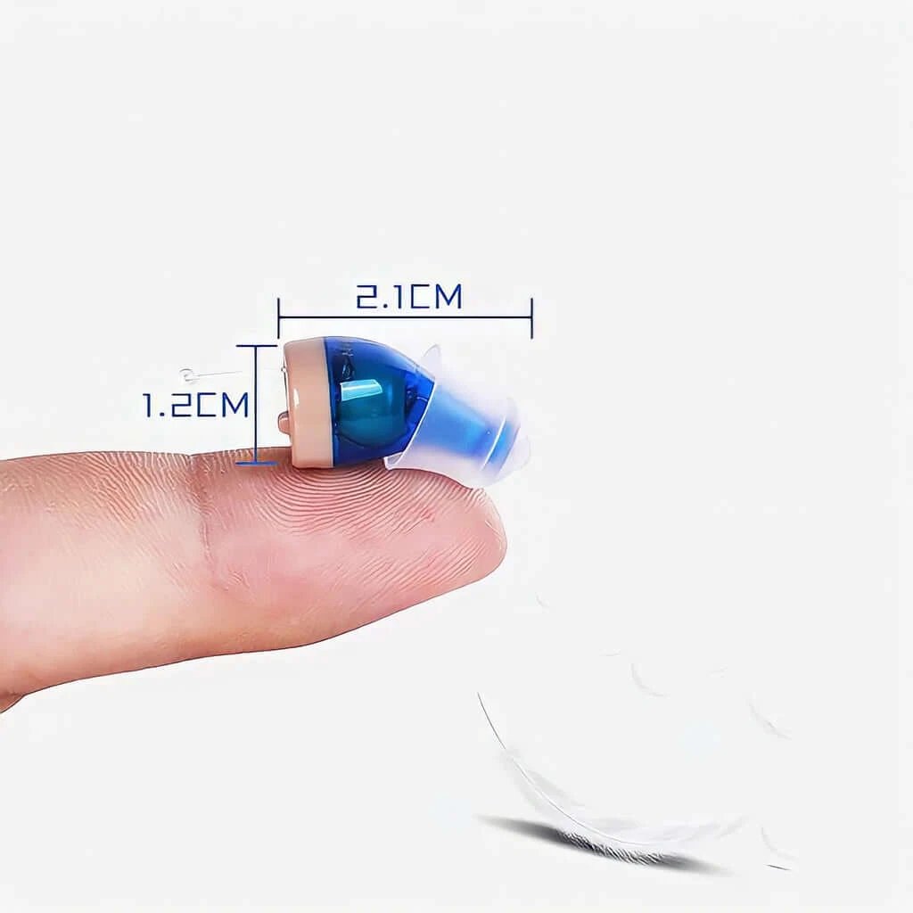 Rechargeable Invisible Hearing Aid by Bowlift