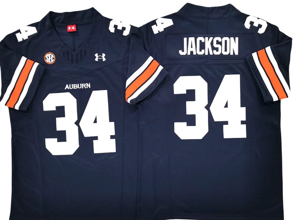 Auburn Tigers #34 Bo Jackson Vapor F.U.S.E. Limited Jersey Stitched by My Store NCAA Football Jerseys