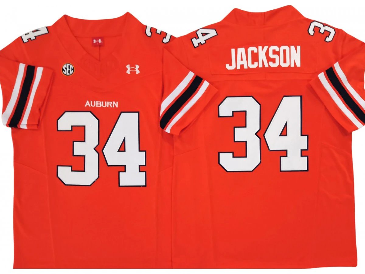 Auburn Tigers #34 Bo Jackson Vapor F.U.S.E. Limited Jersey Stitched by My Store NCAA Football Jerseys