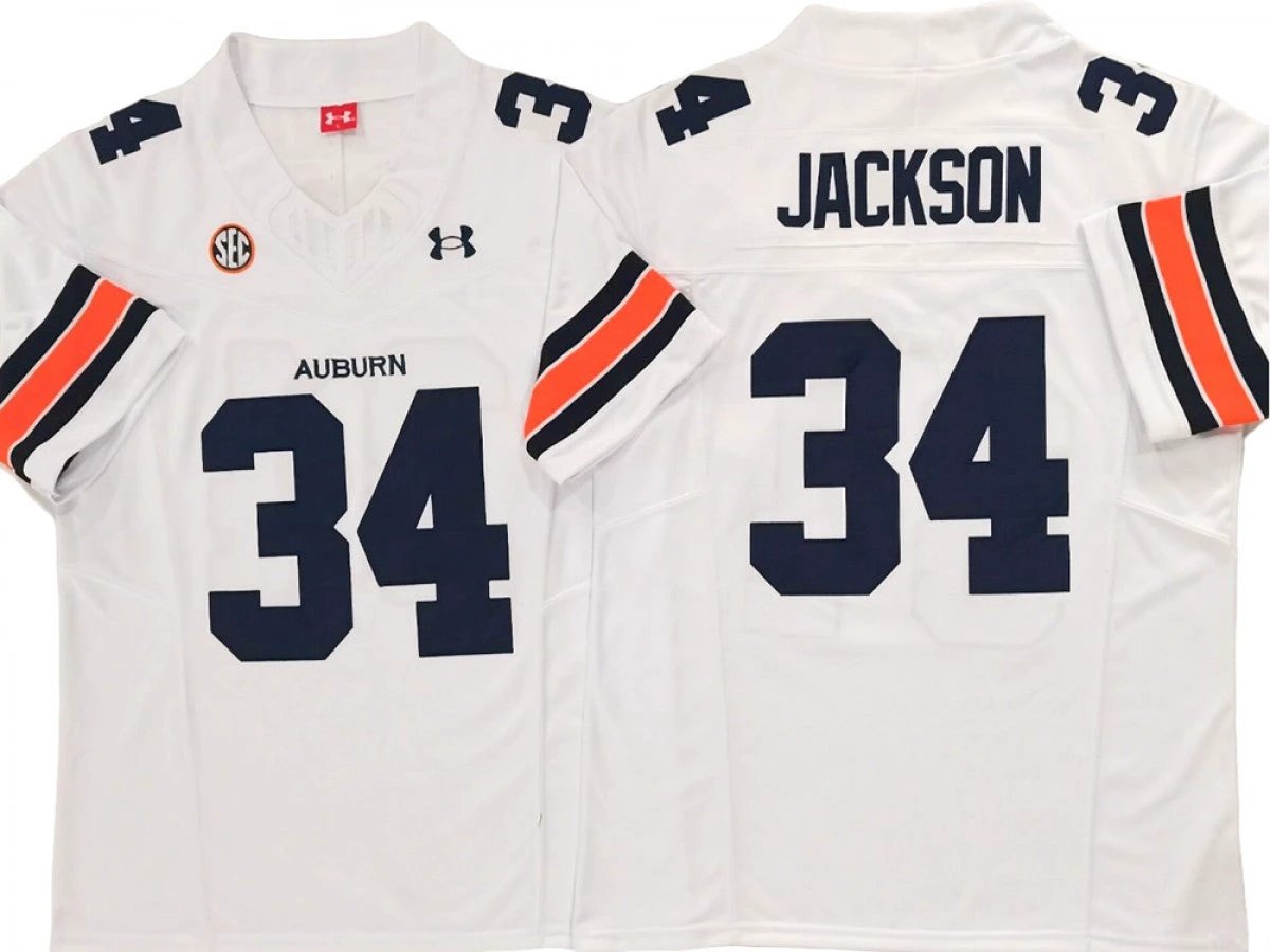 Auburn Tigers #34 Bo Jackson Vapor F.U.S.E. Limited Jersey Stitched by My Store NCAA Football Jerseys