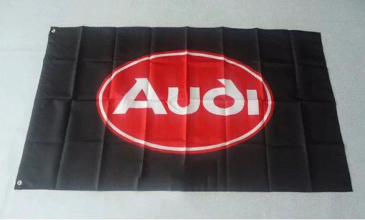 Audi Black Flag 3X5 Ft Polyester Banner USA 90x150cm by flagsjustdoit