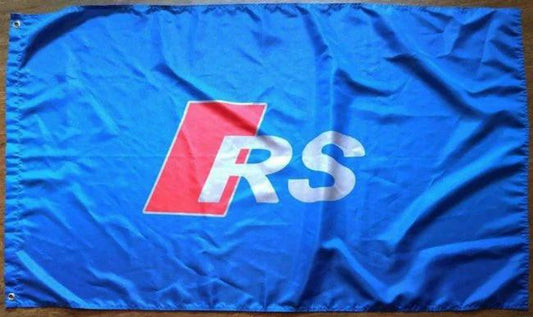Audi RS Flag 3X5 Ft Polyester Banner USA 90x150cm by flagsjustdoit