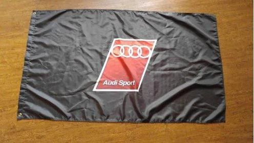 Audi Sport Car Flag 3X5 Ft Polyester Banner USA 90x150cm by flagsjustdoit