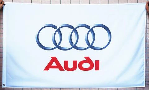 Custom Porsche Flag & Audi Flag-3x5ft Banner-100% polyester-Vertical by flagsshop