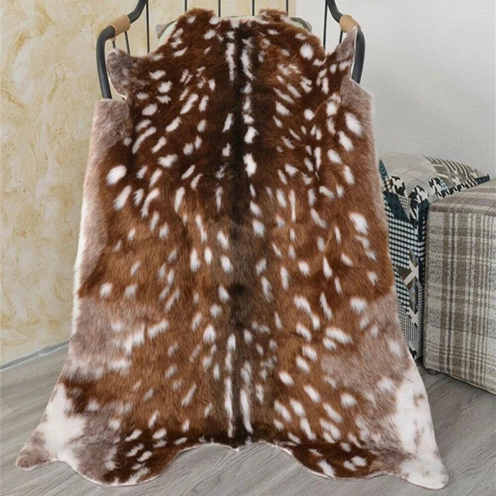 Auredeer Luxurious Faux Fur Plush Rug by Casa & Beyond