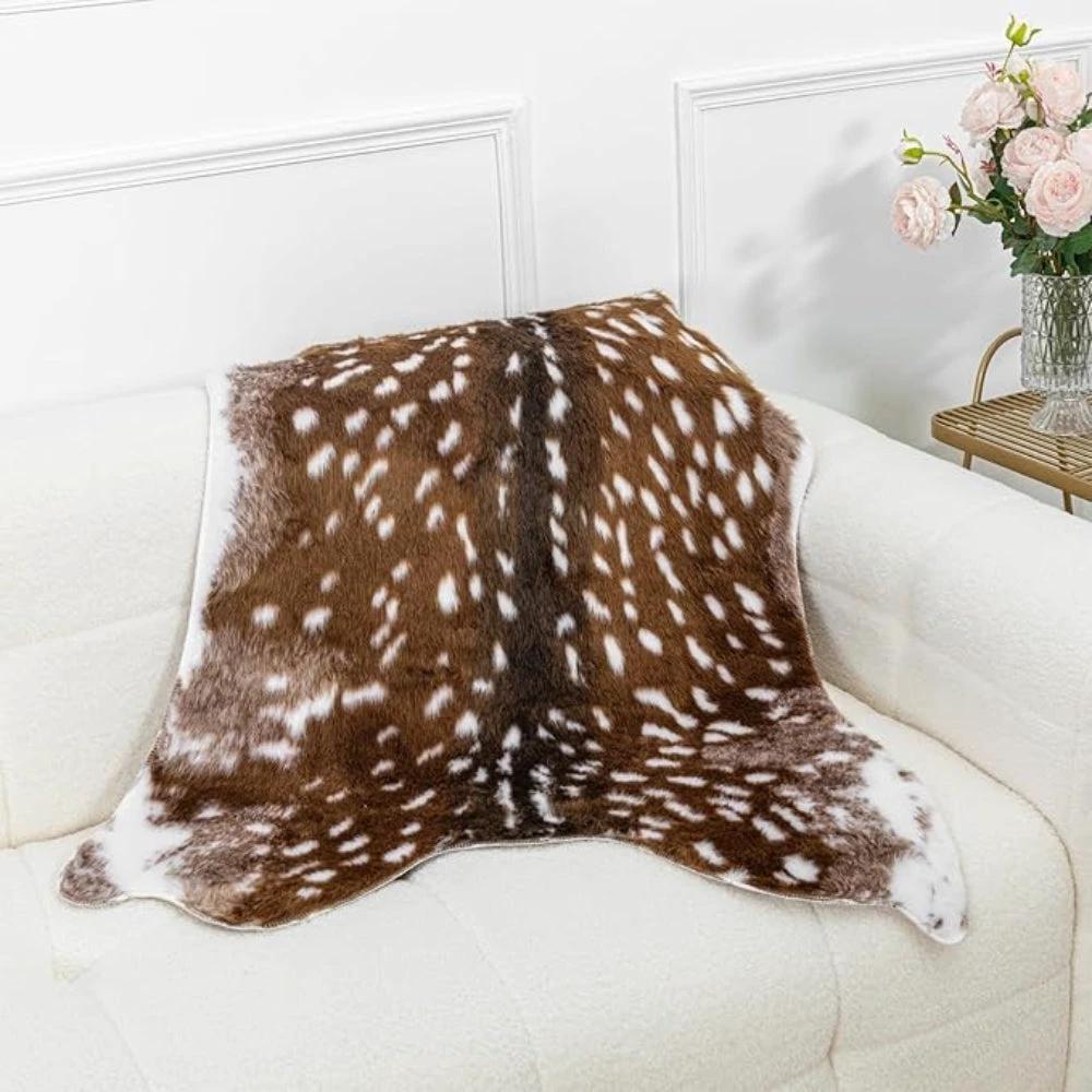 Auredeer Luxurious Faux Fur Plush Rug by Casa & Beyond