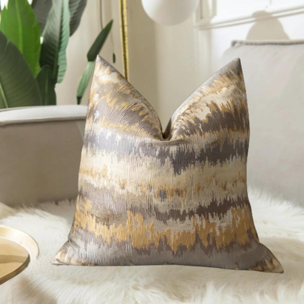 Auric Gilded Luxury Cushion Cover by Casa & Beyond