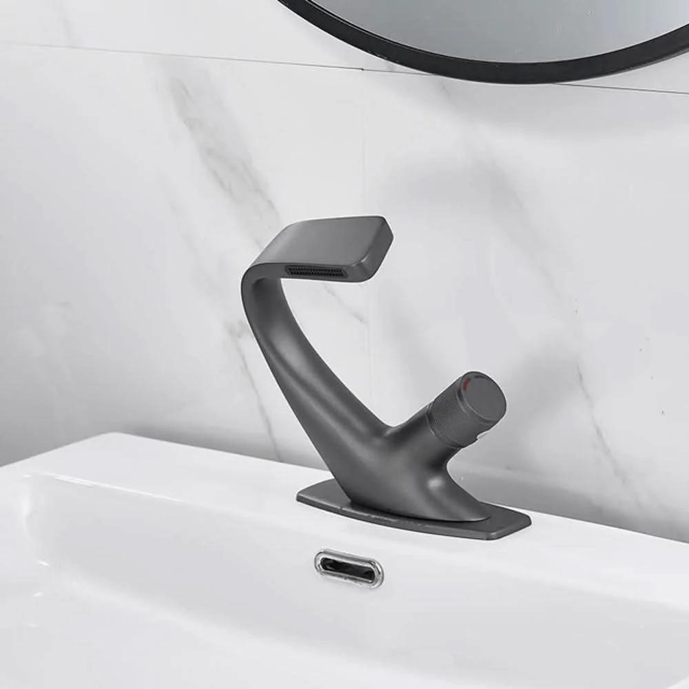Modern Bathroom Sink Mixer Faucet – Stylish Chrome Tap by BowLift