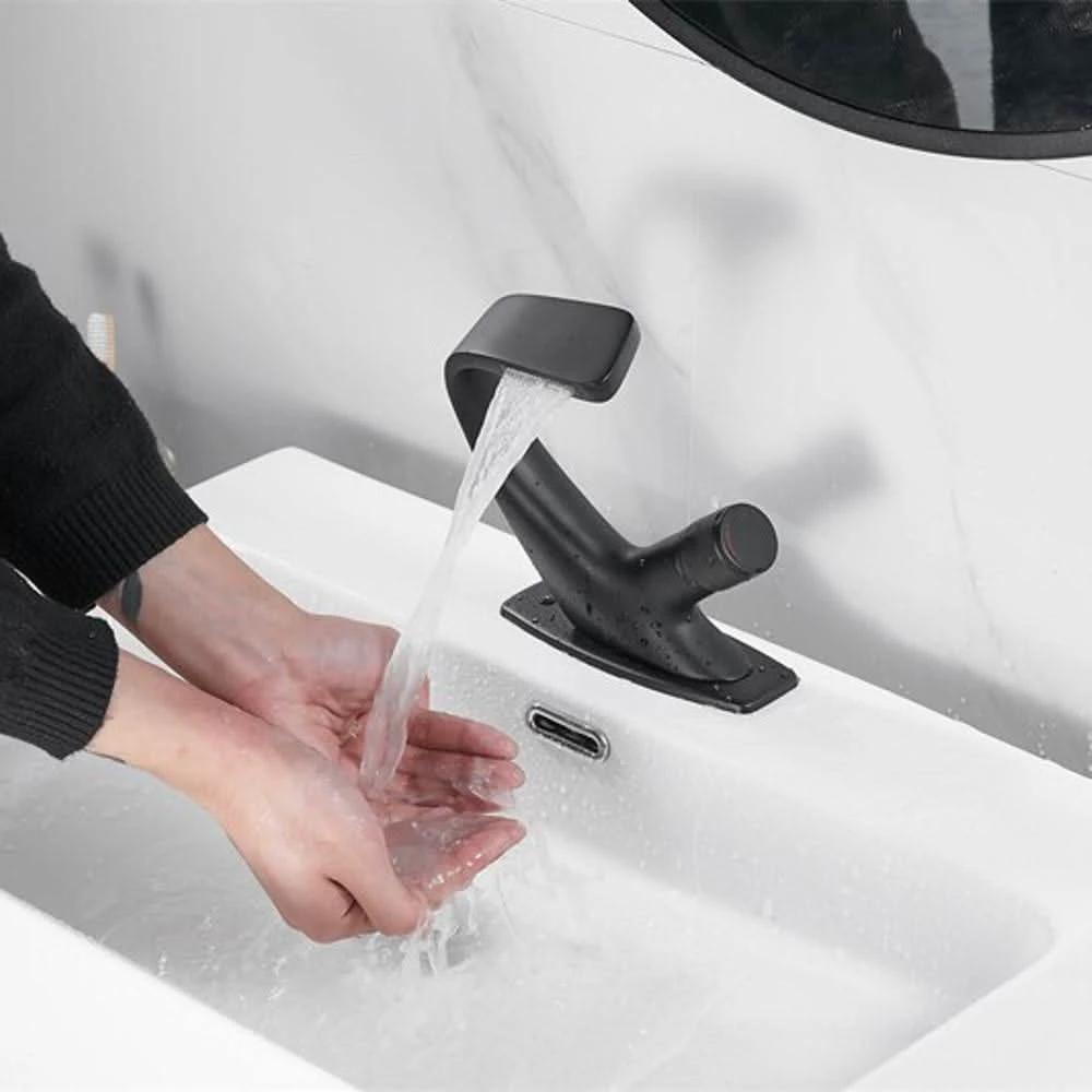 Modern Bathroom Sink Mixer Faucet – Stylish Chrome Tap by BowLift
