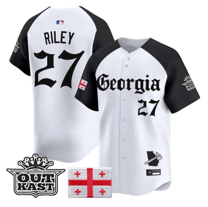 Austin Riley Jersey #27 Atlanta Braves Georgia Outkast Gothic Stitched by My Store