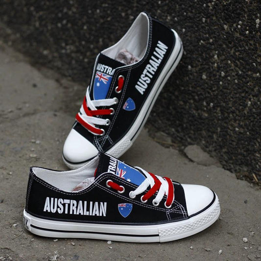 Australian Canvas Sneakers Shoes For Men Women Fans by Crocs