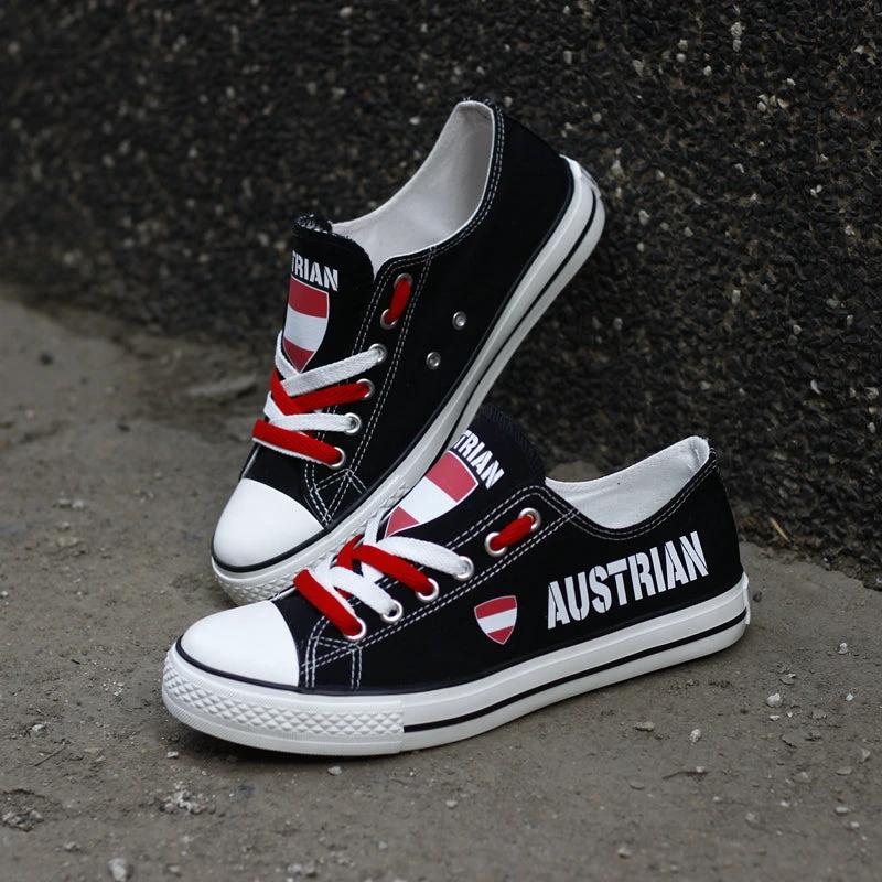Austrian Canvas Sneakers Shoes For Men Women Fans by Crocs
