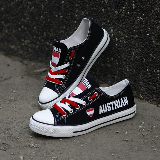 Austrian Canvas Sneakers Shoes For Men Women Fans by Crocs