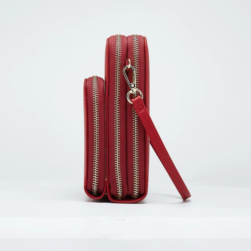 Triple Secure Leather Phone Purse: Elegance Meets Practicality by BowLift