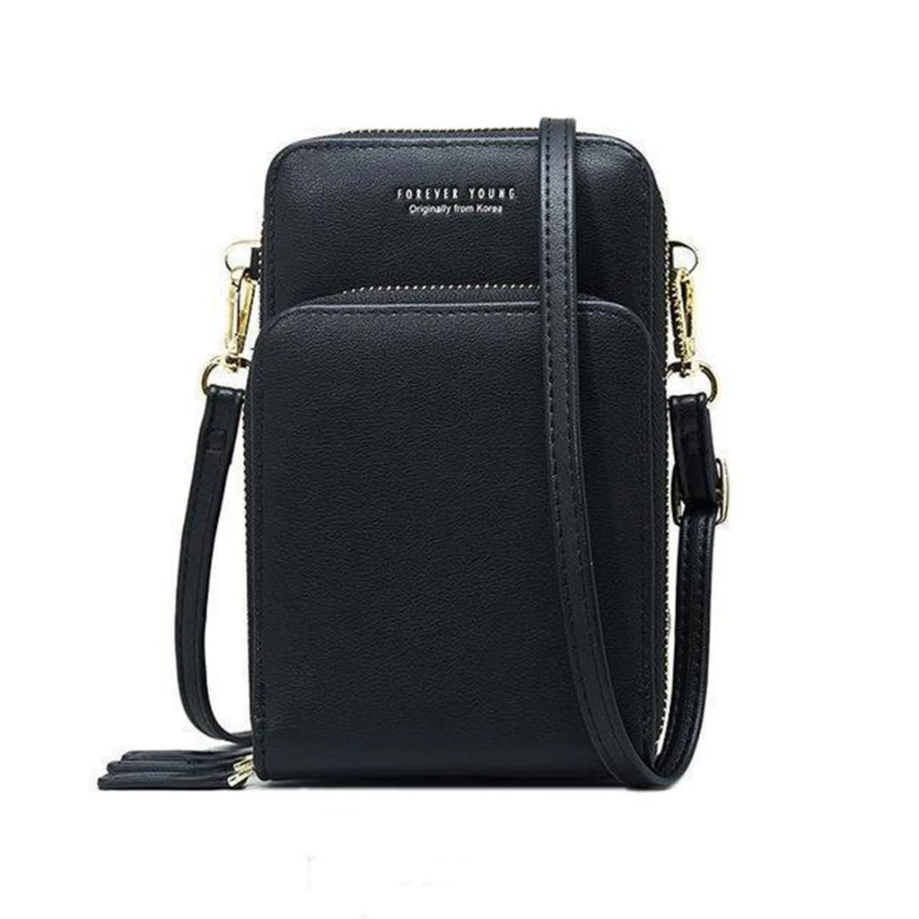 Triple Secure Leather Phone Purse: Elegance Meets Practicality by BowLift