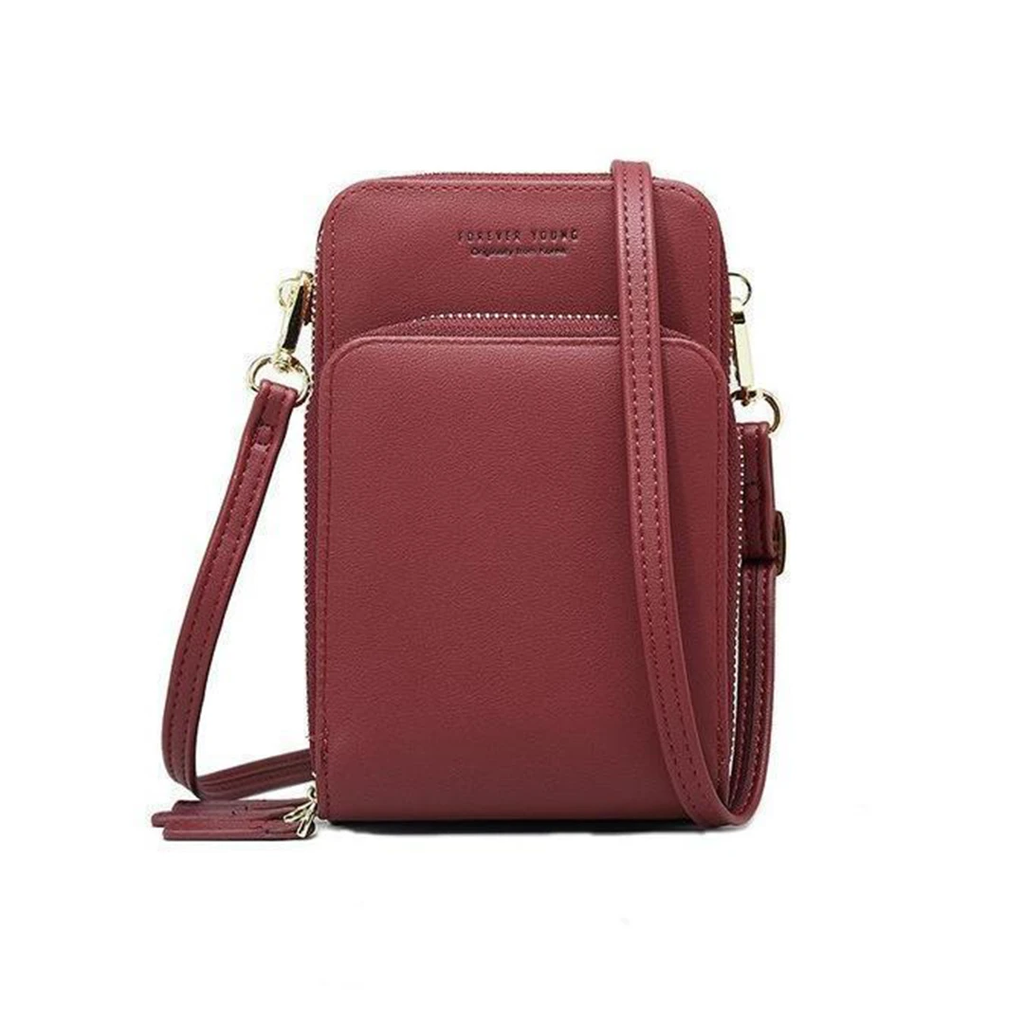 Triple Secure Leather Phone Purse: Elegance Meets Practicality by BowLift
