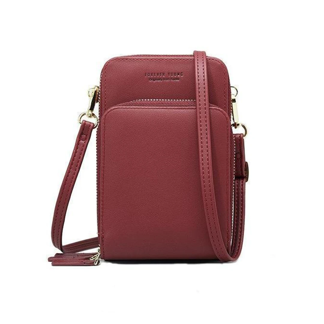 Triple Secure Leather Phone Purse: Elegance Meets Practicality by BowLift