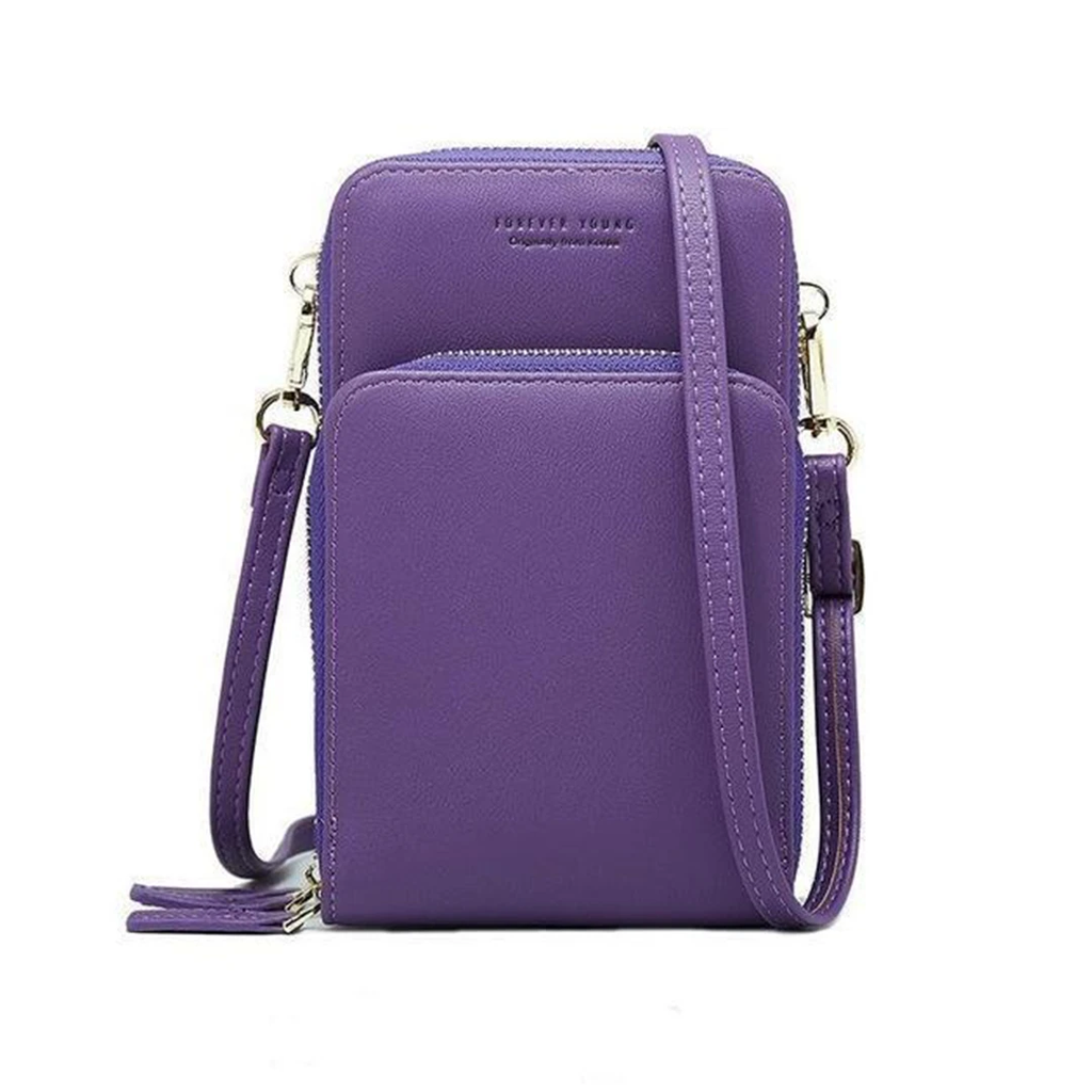 Triple Secure Leather Phone Purse: Elegance Meets Practicality by BowLift