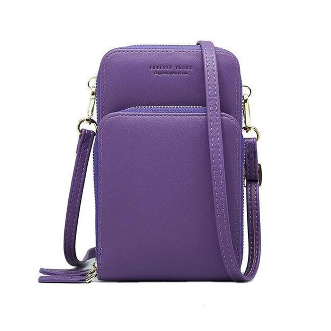 Triple Secure Leather Phone Purse: Elegance Meets Practicality by BowLift