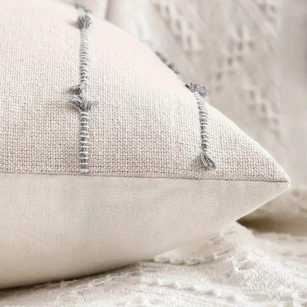 Averra Vertical Stitched Cushion Cover by Casa & Beyond