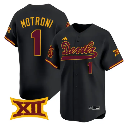Avery Motroni Jersey #1 Sun Devils 2026 Softball Vapor Premier Stitched by My Store