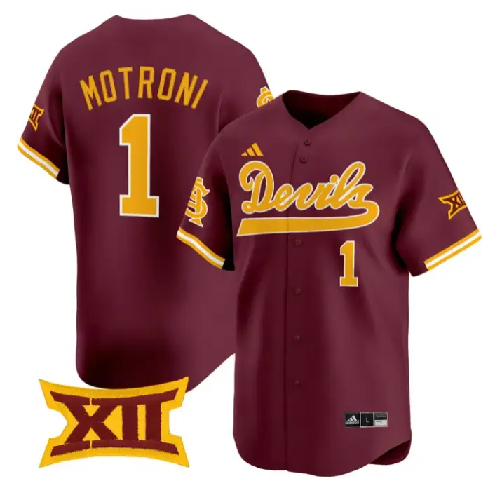 Avery Motroni Jersey #1 Sun Devils 2026 Softball Vapor Premier Stitched by My Store