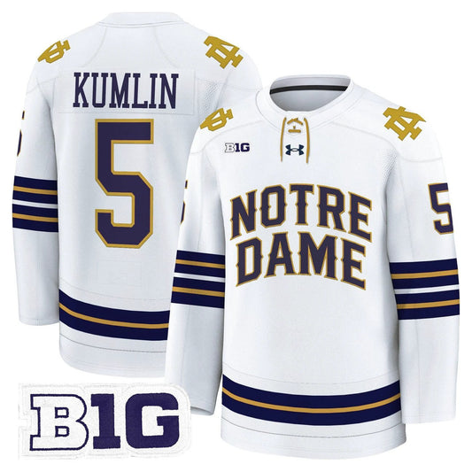 Axel Kumlin Jersey #5 Notre Dame Fighting Irish 2025-26 Premium Stitched by Hockey David