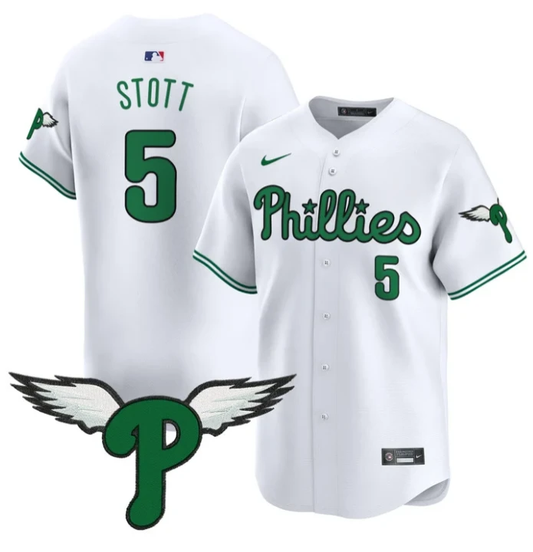 Bryson Stott Jersey #5 Philadelphia Phillies 2025 Vapor Premier Limited Stitched White by My Store