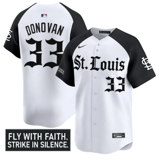 Brendan Donovan Jersey #33 St. Louis Cardinals Gothic Legacy Edition Vapor Stitched Alternate by My Store