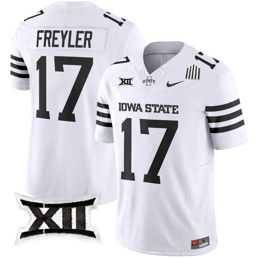 Beau Freyler Jersey #17 Iowa State Cyclones 2025 Stitched White Limited by My Store