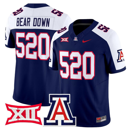 Bear Down Jersey #520 Arizona Wildcats 2025 Limited Stitched Navy Alternate by My Store