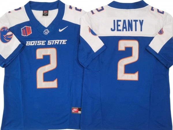 Boise State Broncos #2 Ashton Jeanty Blue, White Vapor F.U.S.E. Limited Jersey by My Store