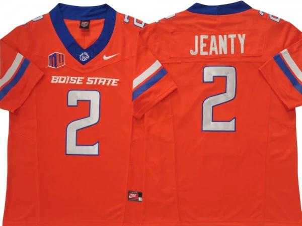 Boise State Broncos #2 Ashton Jeanty Orange Vapor F.U.S.E. Limited Jersey by My Store