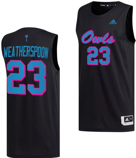 Brandon Weatherspoon Jersey #23 FAU Owls College Basketball Replica Black by My store basketball
