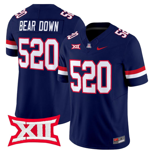 Bear Down Jersey #520 Arizona Wildcats 2025 Vapor Limited Stitched Navy by My Store