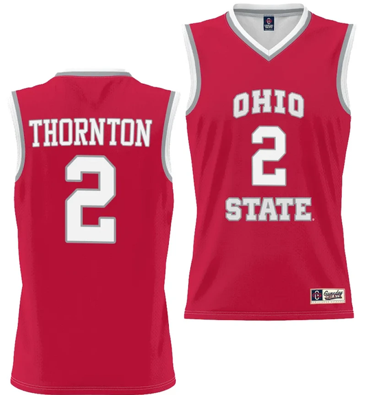 Bruce Thornton Jersey #2 Ohio State Buckeyes College Basketball Lightweight Scarlet by My store basketball