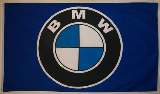 BMW Logo Flag 3X5 Ft Polyester Banner USA 90x150cm by flagsjustdoit