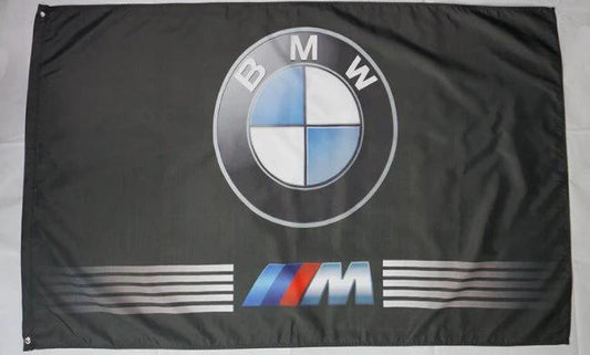BMW M Black Flag 3X5 Ft Polyester Banner USA 90x150cm by flagsjustdoit