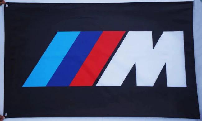 BMW M Flag 3X5 Ft Polyester Banner USA 90x150cm by flagsjustdoit