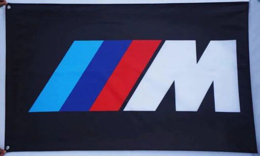 BMW M Flag 3X5 Ft Polyester Banner USA 90x150cm by flagsjustdoit