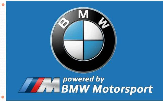 BMW M Motosport Blue Flag 3X5 Ft Polyester Banner USA 90x150cm by flagsjustdoit