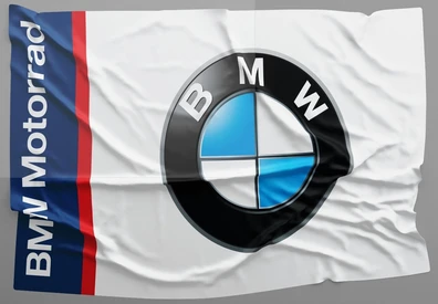 BMW Motorrad Flag- 3x5 FT Banner-100% polyester-2 Metal Grommets by flagsshop