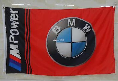 BMW M Power Flag 3X5 Ft Polyester Banner USA 90x150cm by flagsjustdoit