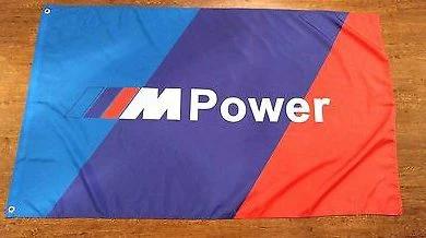 BMW M Power Flag Blue Green Red 3X5 Ft Polyester Banner USA 90x150cm by flagsjustdoit