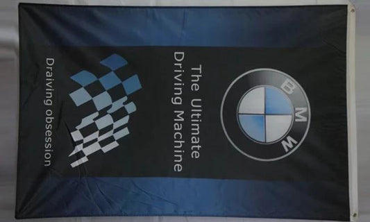 BMW Motorsport Flag 3X5 Ft Polyester 90x150cm by flagsjustdoit