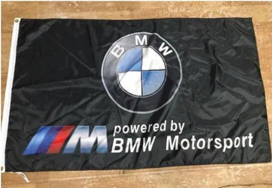 BMW Motorsport Flag 3X5 Ft Polyester USA 90x150cm by flagsjustdoit