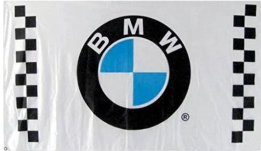 BMW Motorsport Flag White 3X5 Ft Polyester Banner USA 90x150cm by flagsjustdoit
