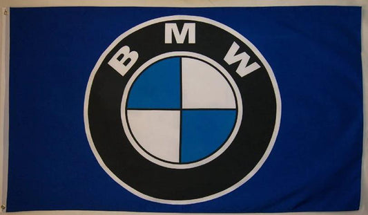 BMW Motorsport M Logo Flag 3X5 Ft Polyester Banner USA 90x150cm by flagsjustdoit